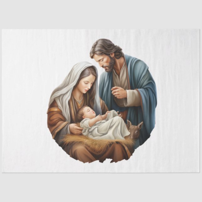 Nativity Design Collection 2 Tissue Paper (Front)