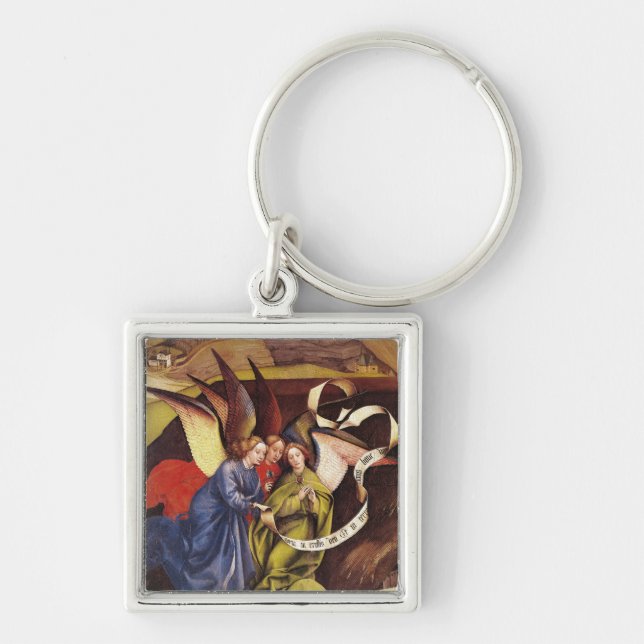 Nativity, detail of three angels, c.1425 key ring (Front)