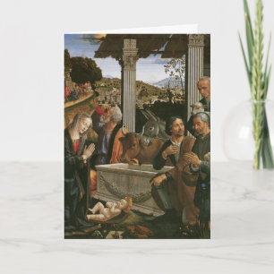 Nativity - Domenico Ghirlandaio Holiday Cards