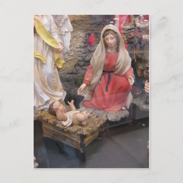 Nativity Figurines Postcard (Front)