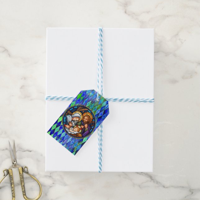 Nativity    gift tags (With Twine)