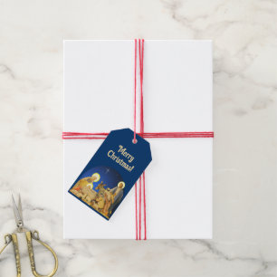 Nativity gift tags