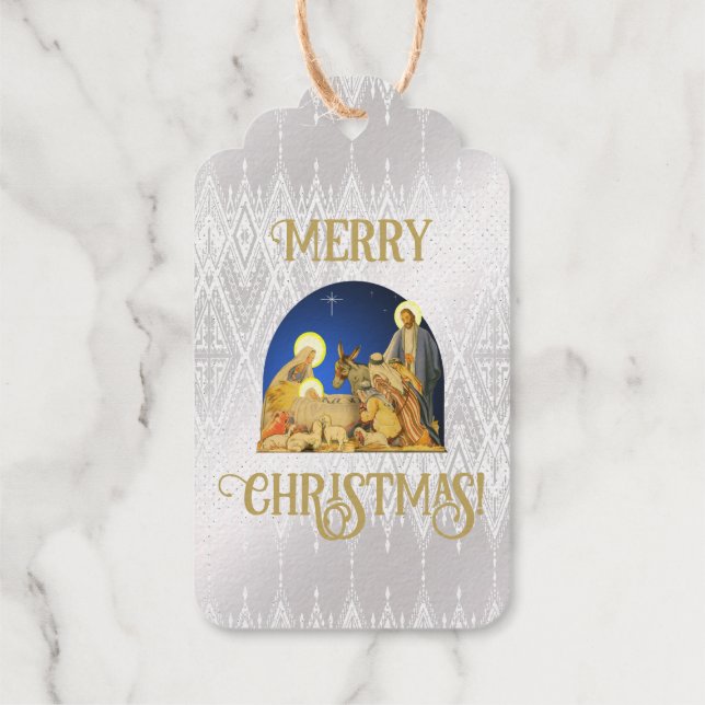 Nativity Gift Tags (Back)