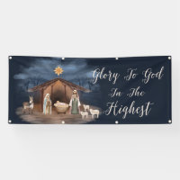 Nativity Glory To God Christmas Christian Church