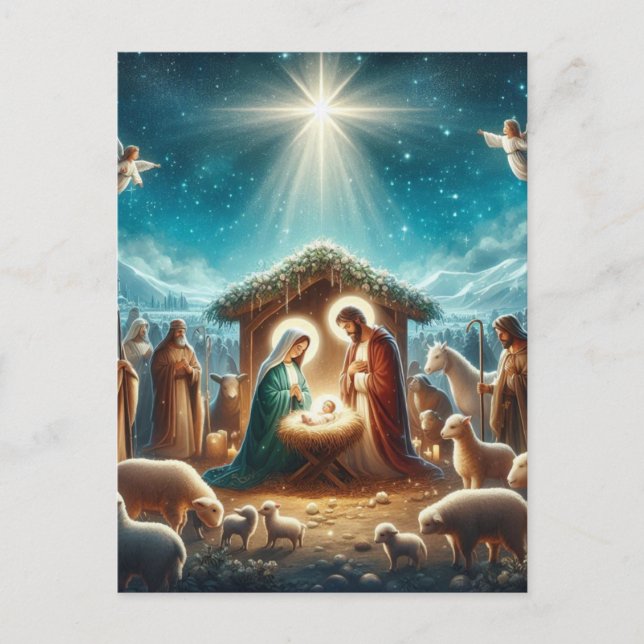 Nativity Holiday Postcard (Front)