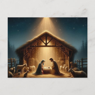 Nativity Holiday Postcard