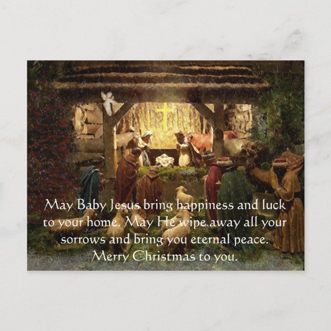 Nativity Holiday Postcard (Front)