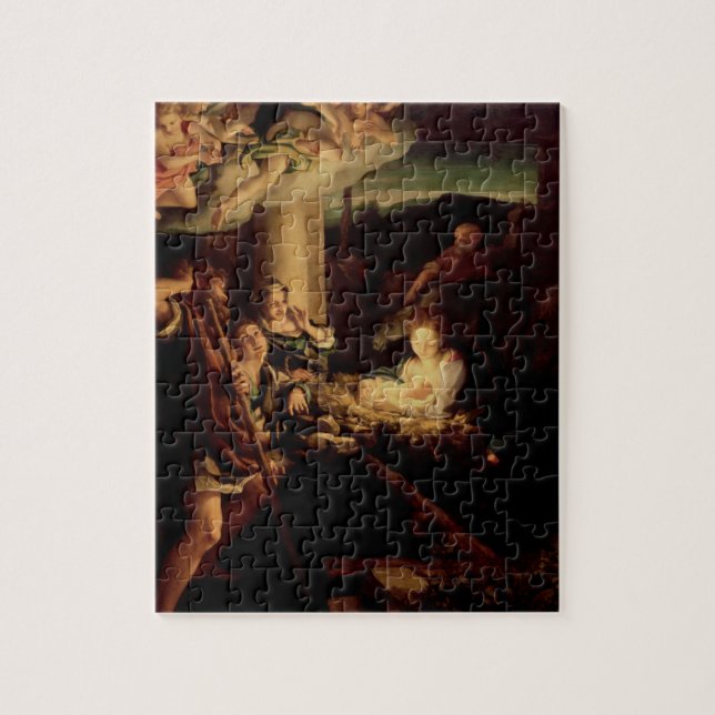 Nativity - Holy Night - Correggio - Renaissance Jigsaw Puzzle (Vertical)