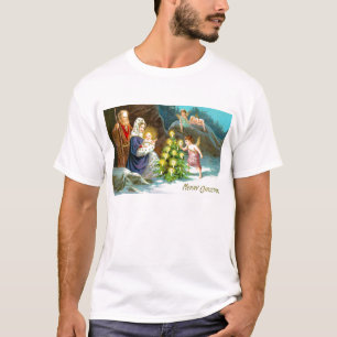 Nativity in the snow T-Shirt
