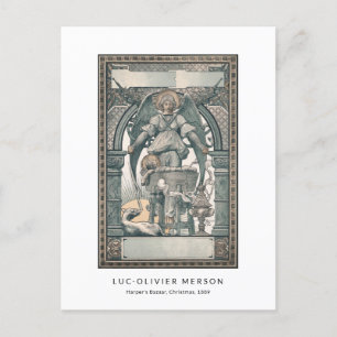 Nativity Jesus Birth Angel Vintage Christmas Postcard