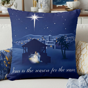 Nativity Jesus is the reason Cushion