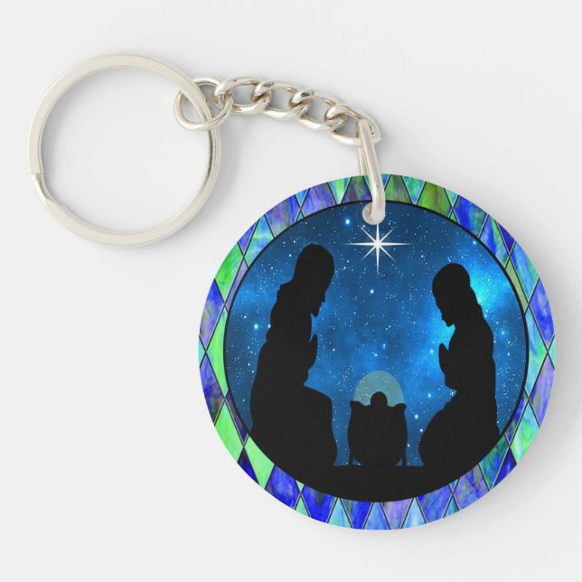 Nativity  keychain (Front)