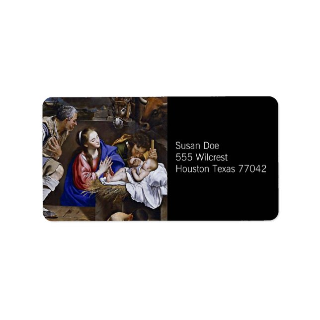 Nativity Label (Front)