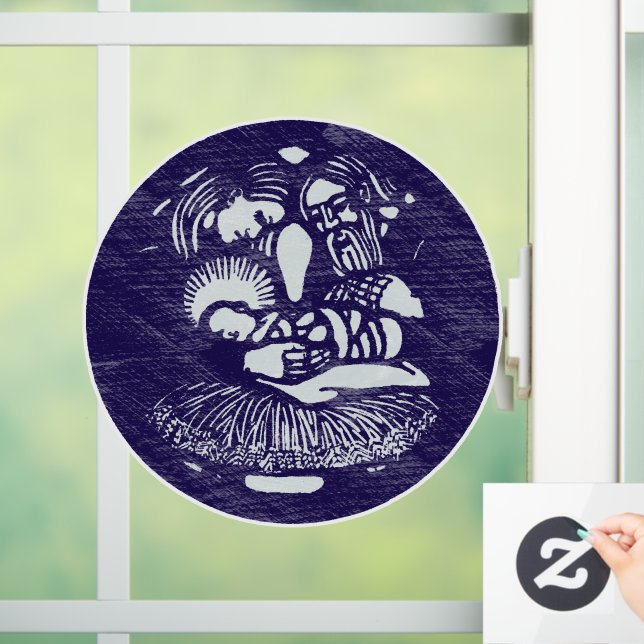 Nativity Letterpress Medallion (Home)