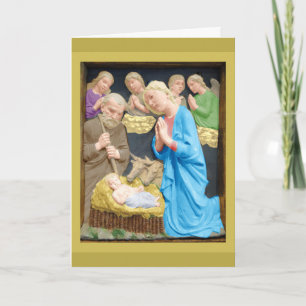 NATIVITY Luca Della Robbia Card