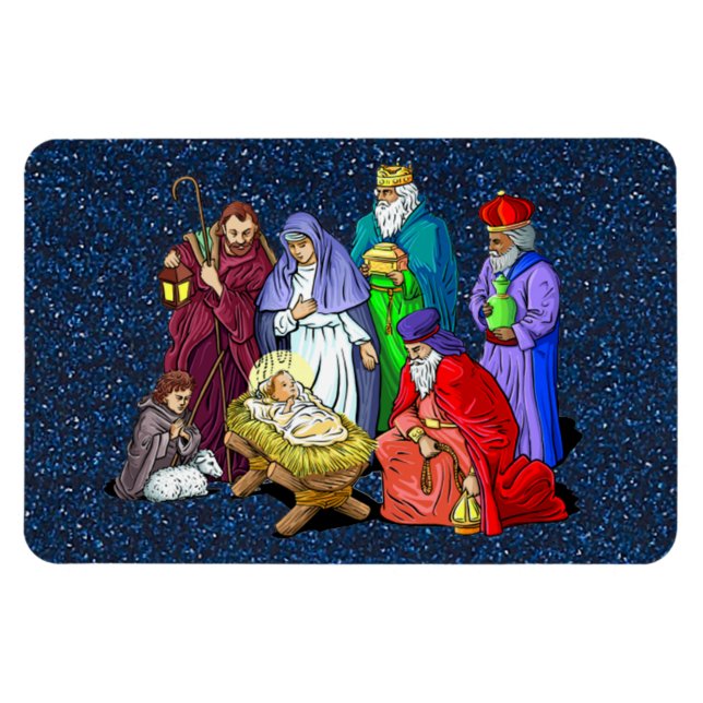 nativity magnet (Horizontal)
