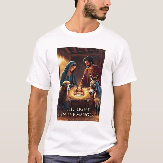 Nativity Manger T-Shirt (Front)