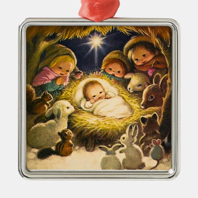 Nativity Metal Ornament (Front)