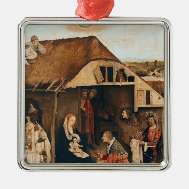 Nativity Metal Tree Decoration (Front)