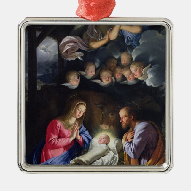 Nativity Metal Tree Decoration (Front)