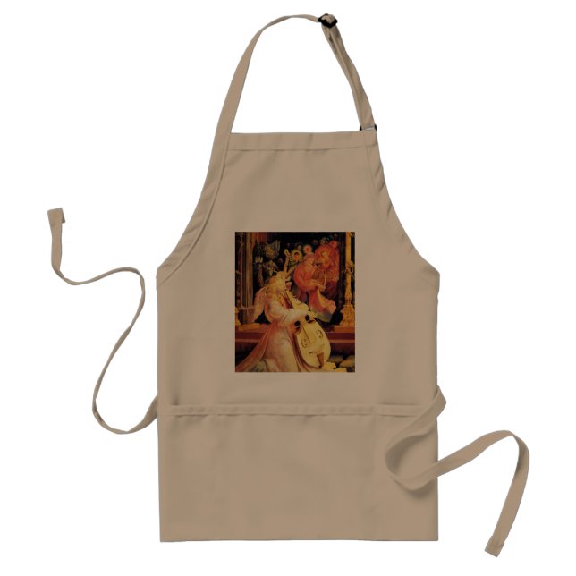 NATIVITY,MUSIC MAKING ANGELS - MAGIC OF CHRISTMAS STANDARD APRON (Front)