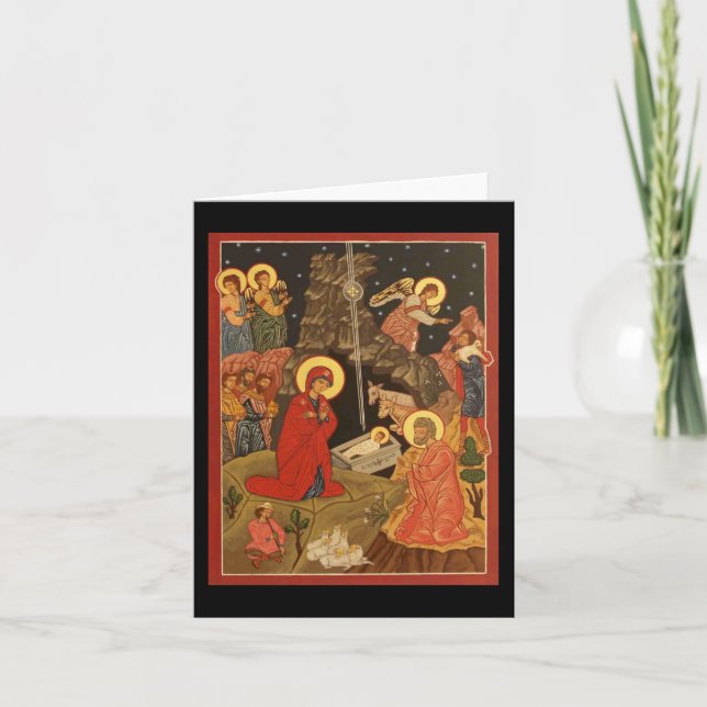 Nativity of Christ / Blank Holiday Card (Front)
