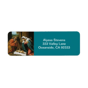 Nativity of Christ Return Address Label