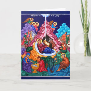 Nativity of Jesus Holyday Card