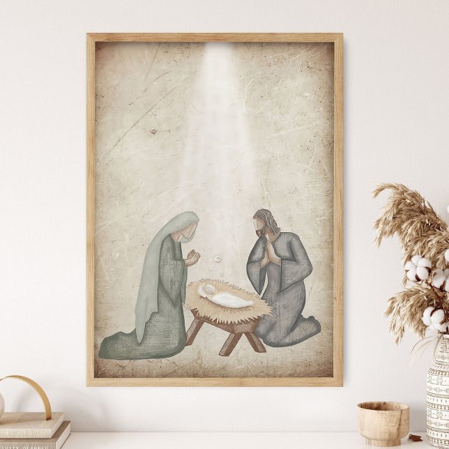 Nativity of Jesus, Scripture Wall Art, Bible Stori Poster (Creator Uploaded)