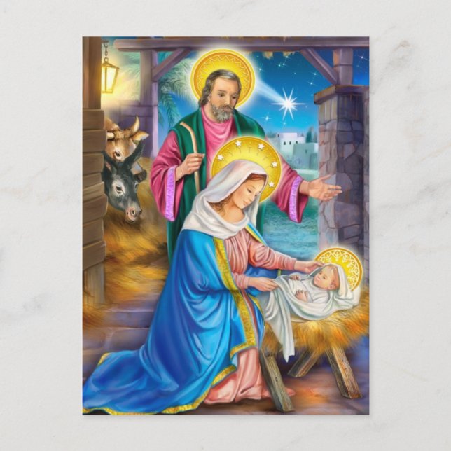 Nativity of Jesus x-mas card (Front)