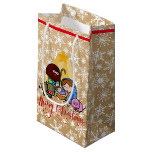 Nativity on paper bag look