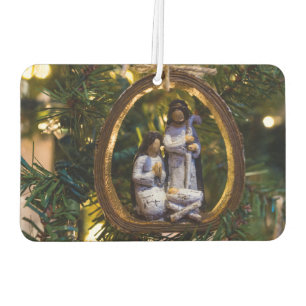 Nativity Ornament Car Air Freshener