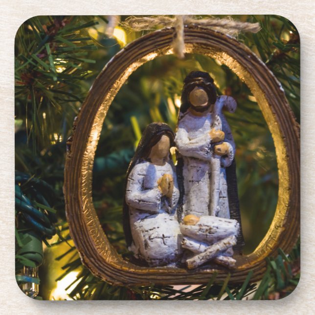 Nativity Ornament Coaster (Front)