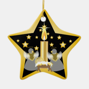 Nativity Ornament-Customise Ceramic Ornament