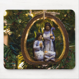 Nativity Ornament Mouse Pad