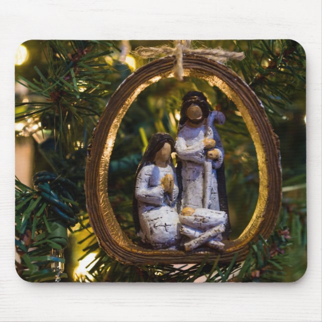 Nativity Ornament Mouse Pad (Front)