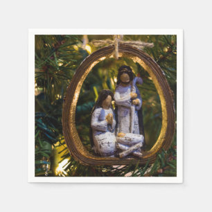 Nativity Ornament Napkin