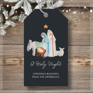 Nativity Religious Christmas  Gift Tags