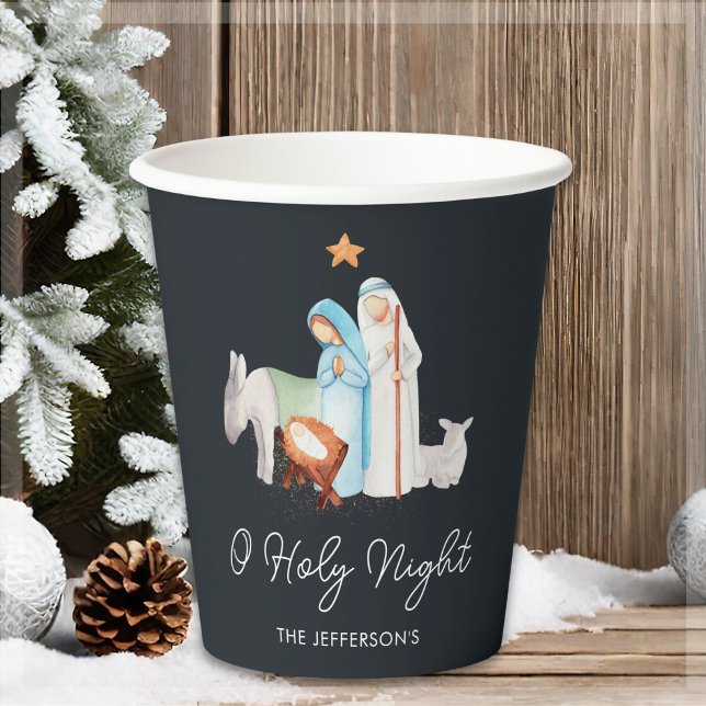 Nativity Religious Christmas  Paper Cups (Creator Uploaded)