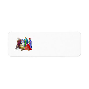 nativity return address label