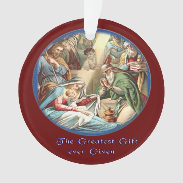 Nativity  scence ornament (Front)