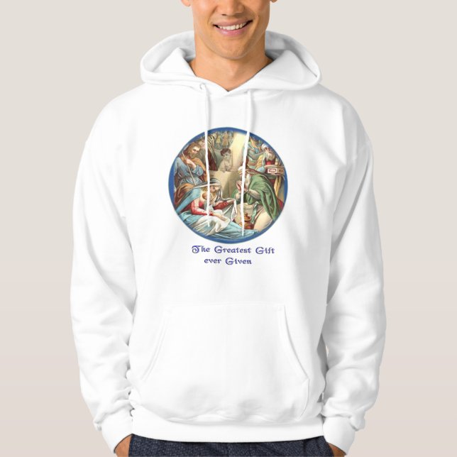 Nativity  scence T-Shirt Hoodie (Front)