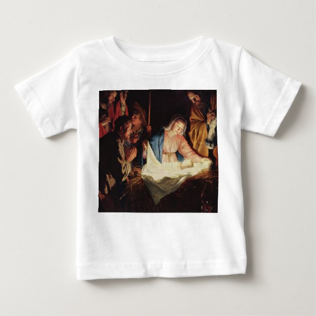 Nativity Scene Baby T-Shirt (Front)