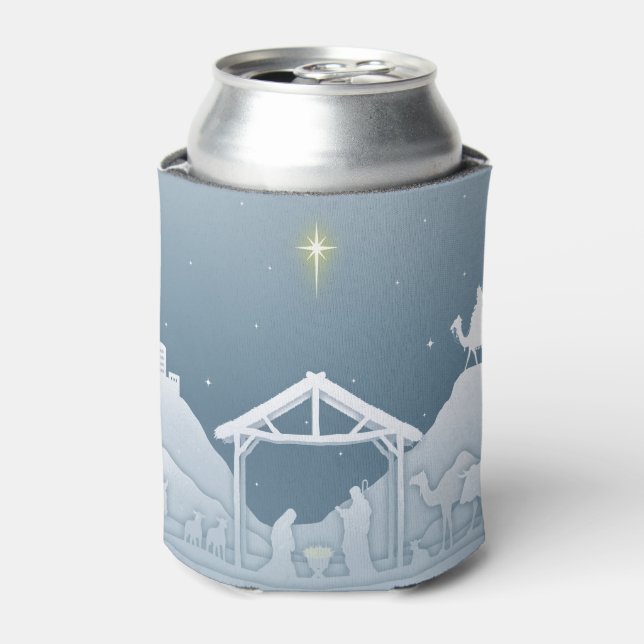Nativity Scene Can Cooler (Can Front)