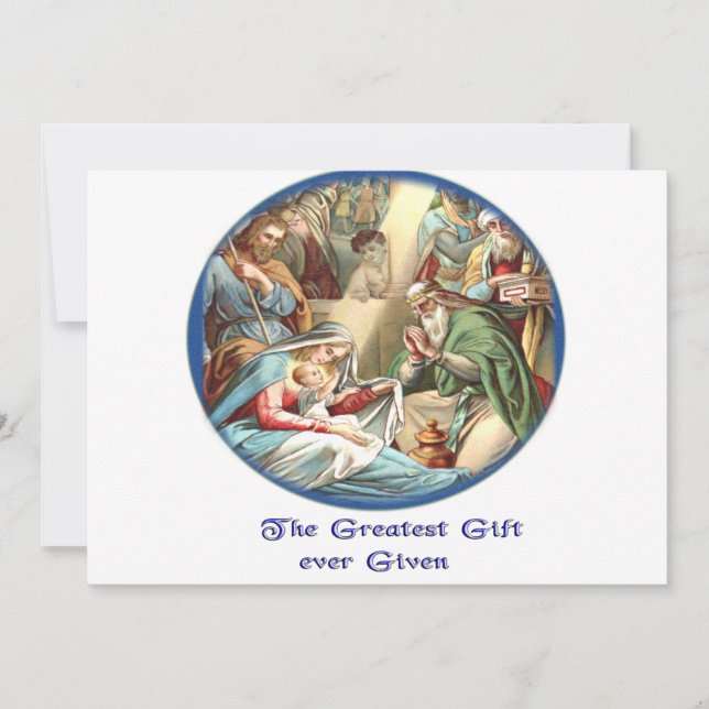 Nativity Scene card (Front)
