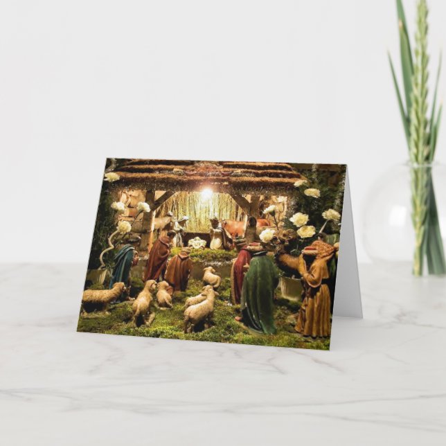 nativity scene card (Front)