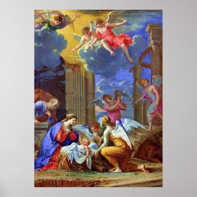 Nativity Scene Charles Poerson 1665 Poster (Front)
