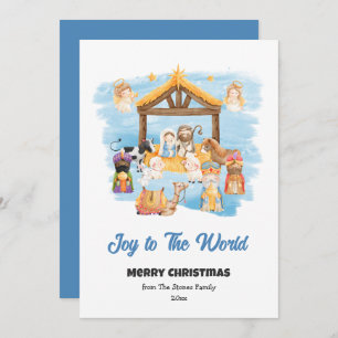 Nativity Scene Christmas Cards Non-Photo Holiday