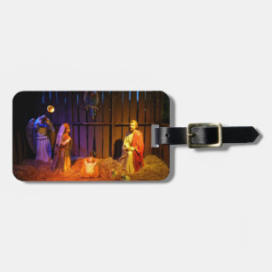 Nativity Scene Christmas Display in Washington DC Luggage Tag