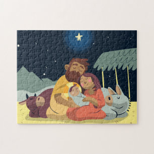 Nativity Scene Christmas Puzzle